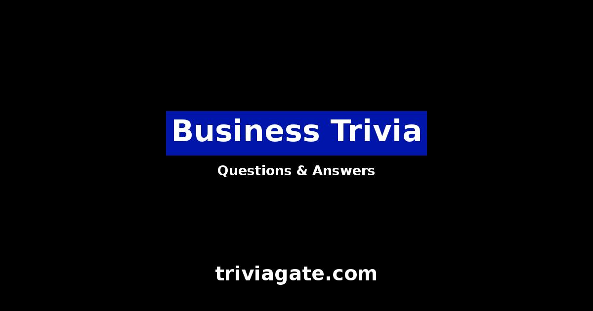 Business trivia image