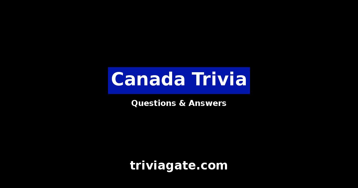 Canada trivia image