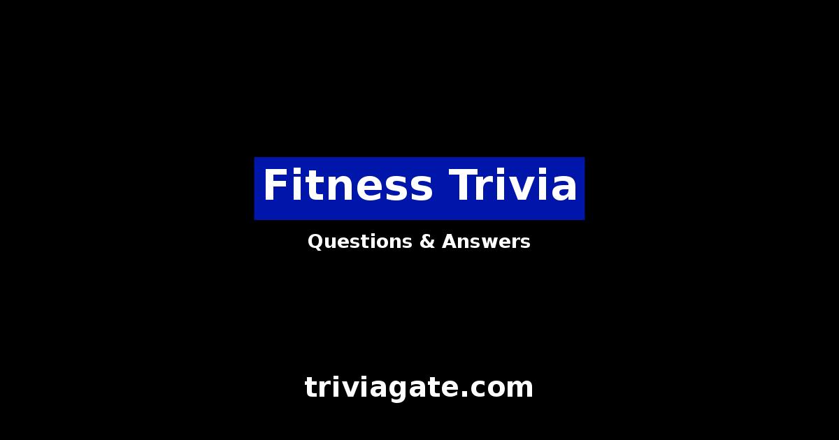 Fitness trivia image