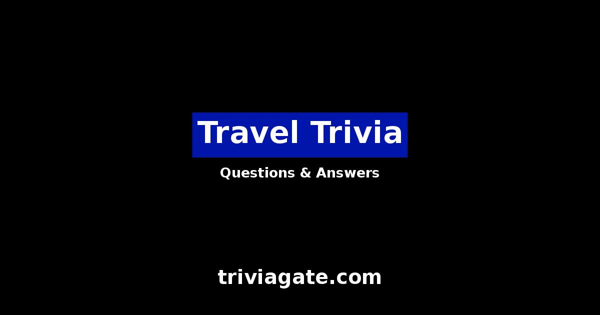 Travel trivia image